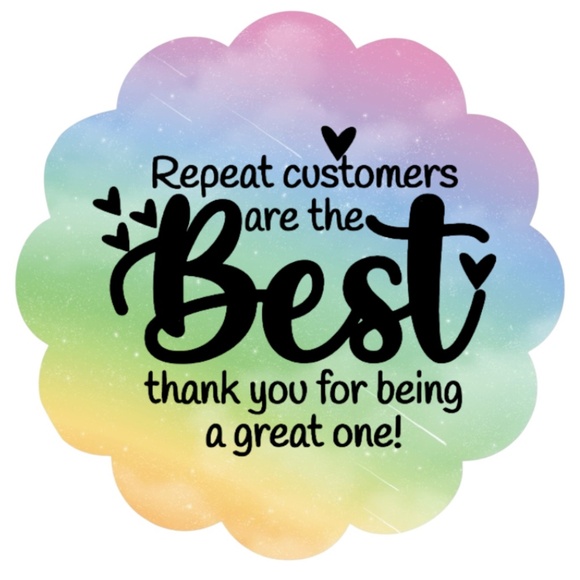 Repeat Customer Thank You Stickers – "Best Customer" – Pack for Small Biz - Picture 2 of 2